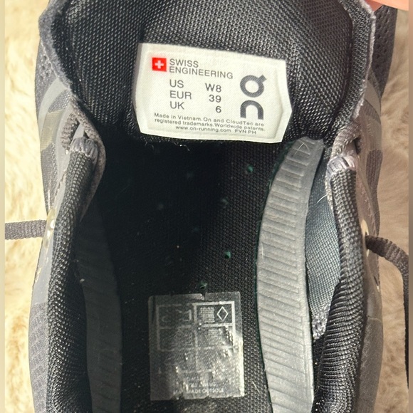 On Running Cloud X Women’s Sneakers Gray and Pink Size 8 - Picture 8 of 8